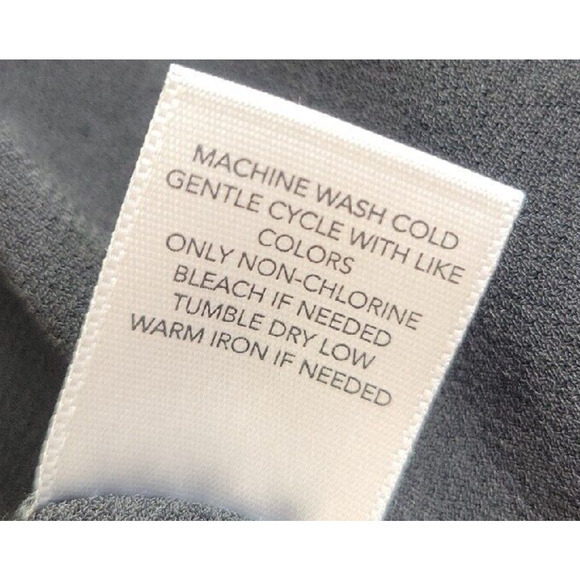 CJ Banks Black Open Front Soft Slinky Long Sleeve Blazer Jacket Women's Size X - Picture 10 of 10